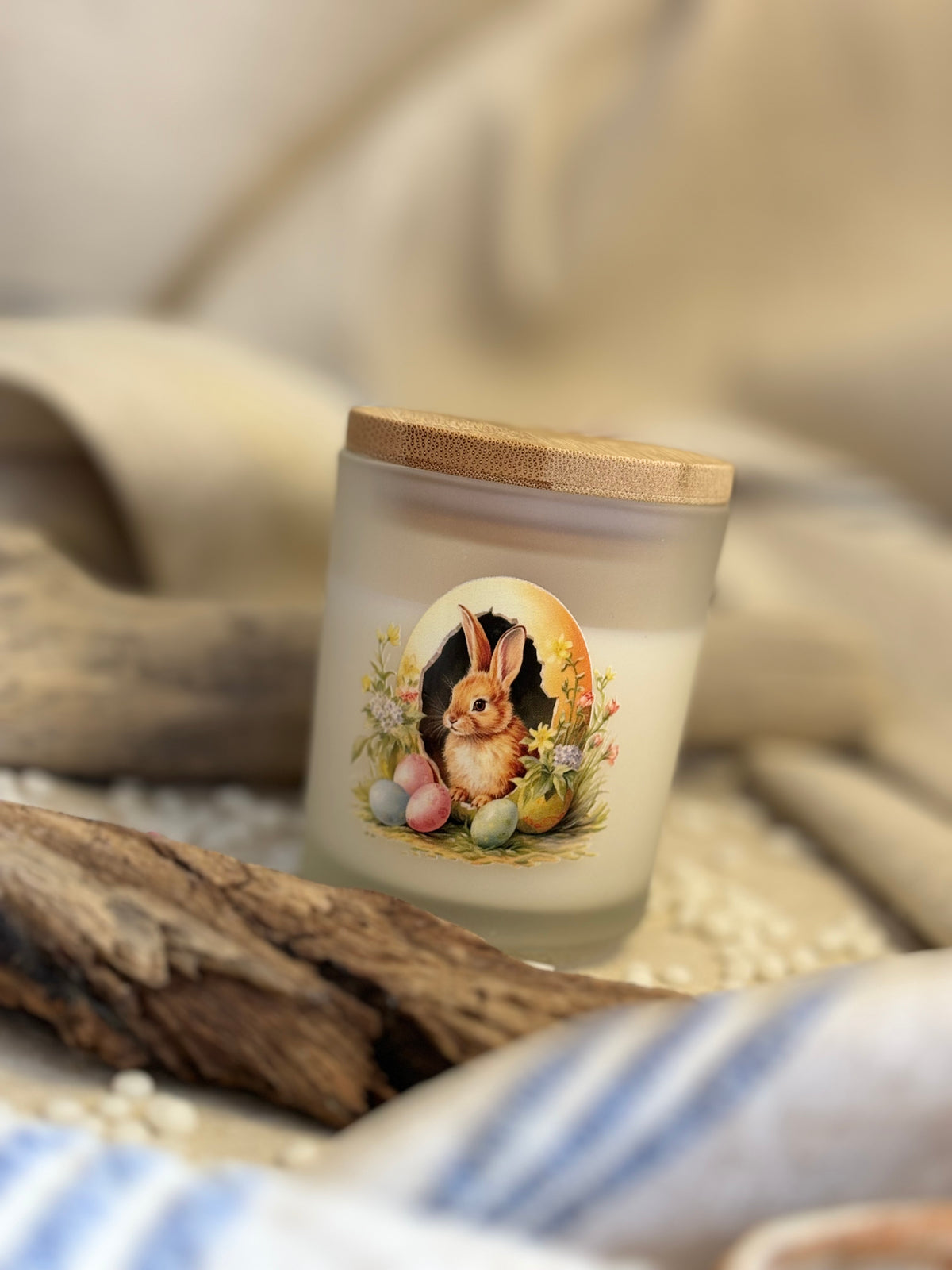 Bougie Pâques · Édition Limitée · Cire végétale 130g