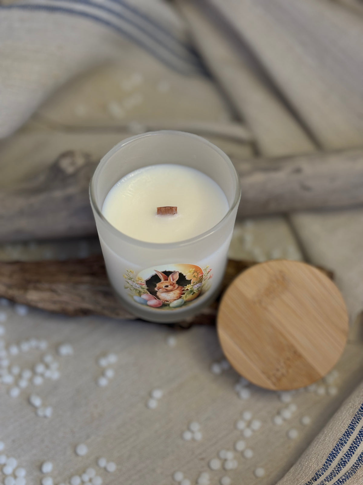 Bougie Pâques · Édition Limitée · Cire végétale 130g