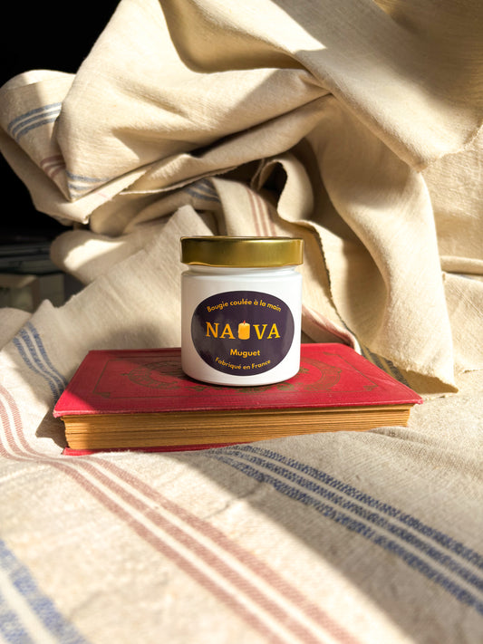 Bougie Muguet · Fraîcheur du Printemps · Cire végétale 160g