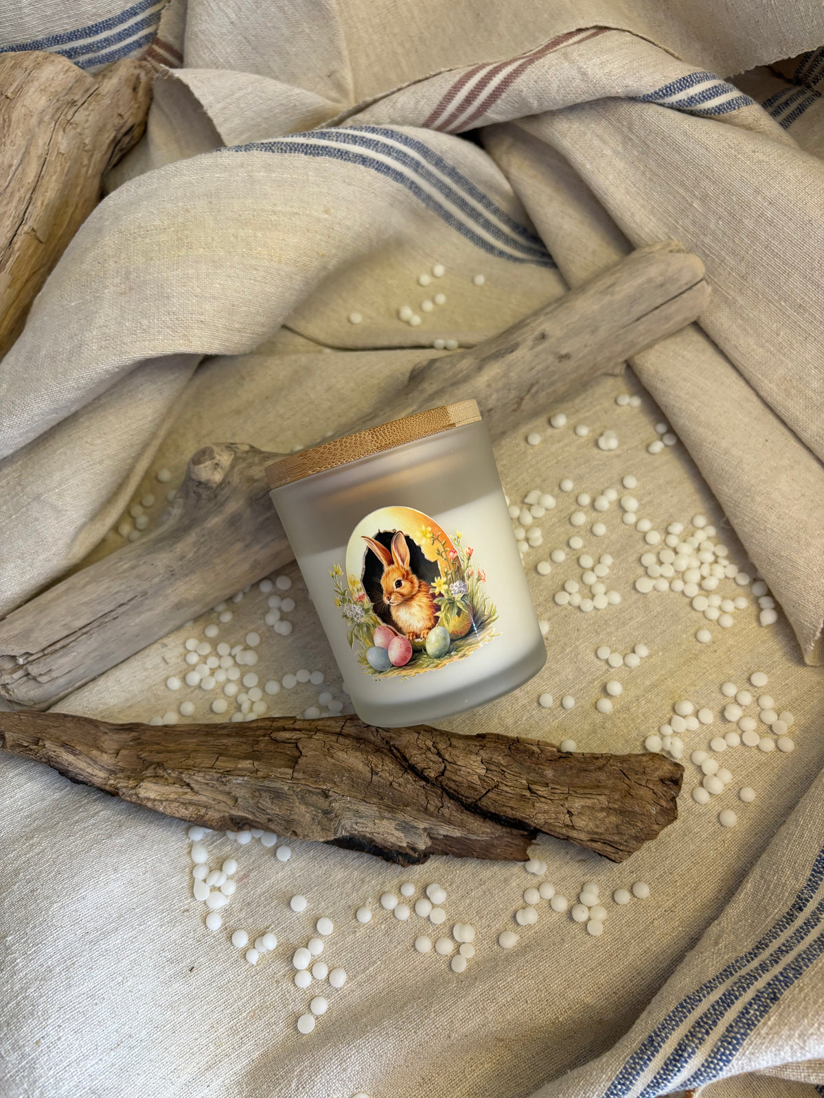 Bougie Pâques · Édition Limitée · Cire végétale 130g