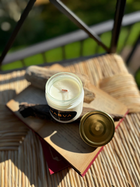 Bougie Mûre & Myrtilles · Évasion Sauvage · Cire végétale 160g